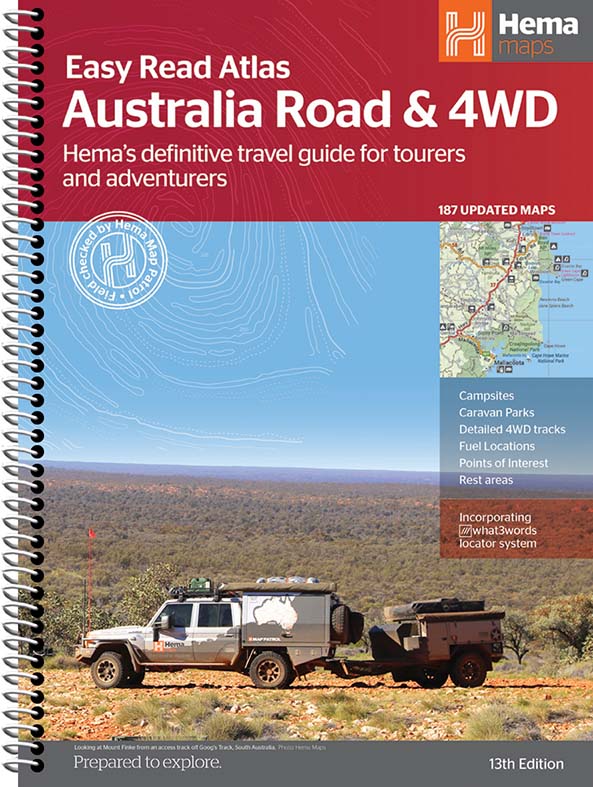 Australia Road And 4wd Easy Read Atlas 292 X 397mm