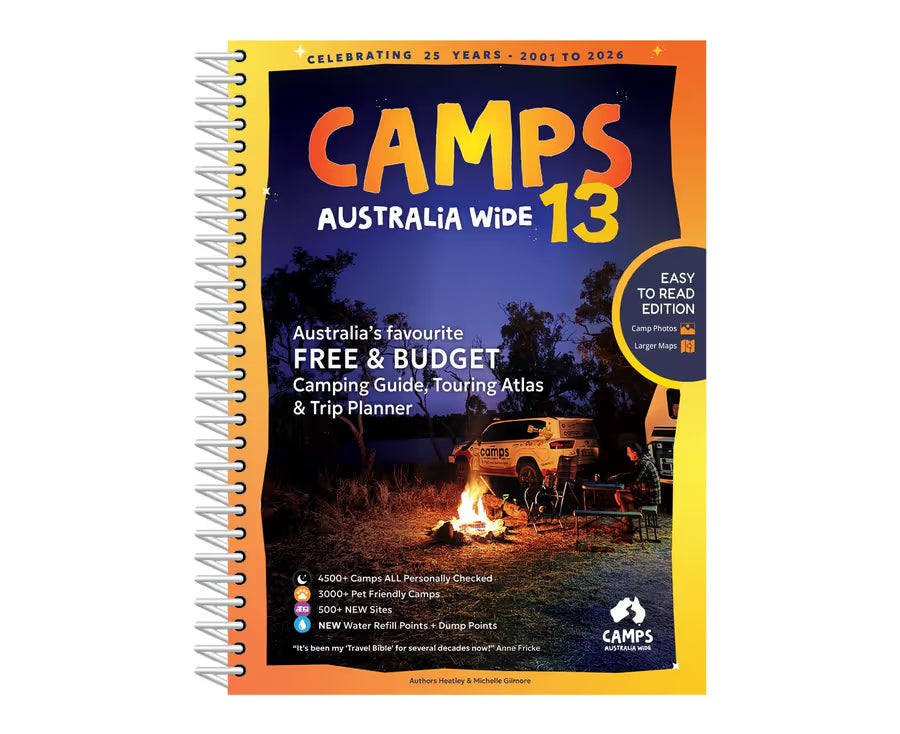 Camps 13 Easy to Read, Campsite photos and larger maps (B4)