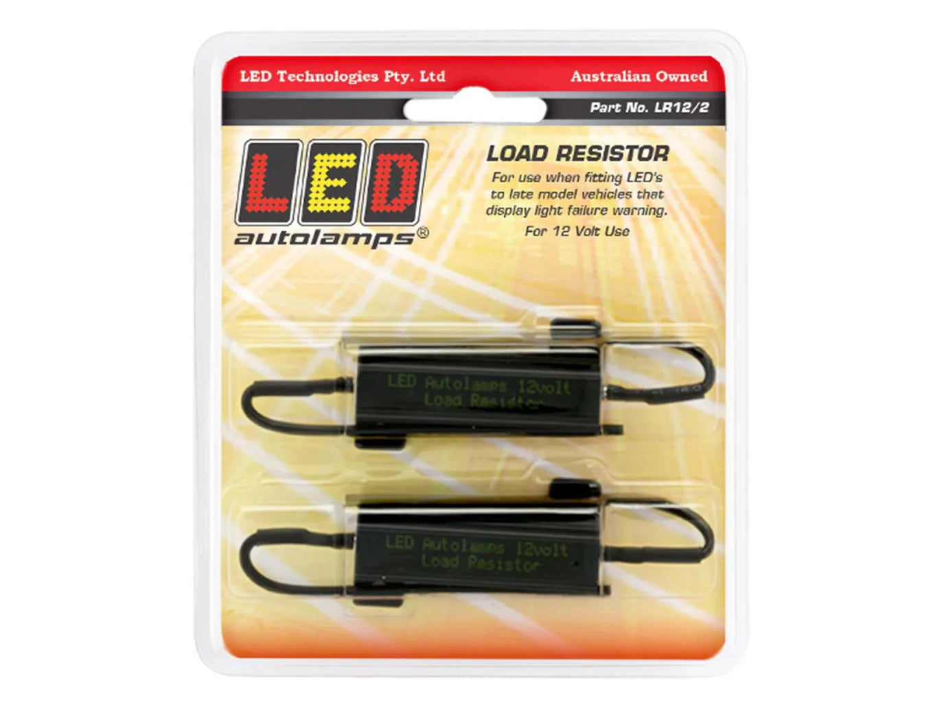 LOAD-RESISTOR-LED 12V 2PK