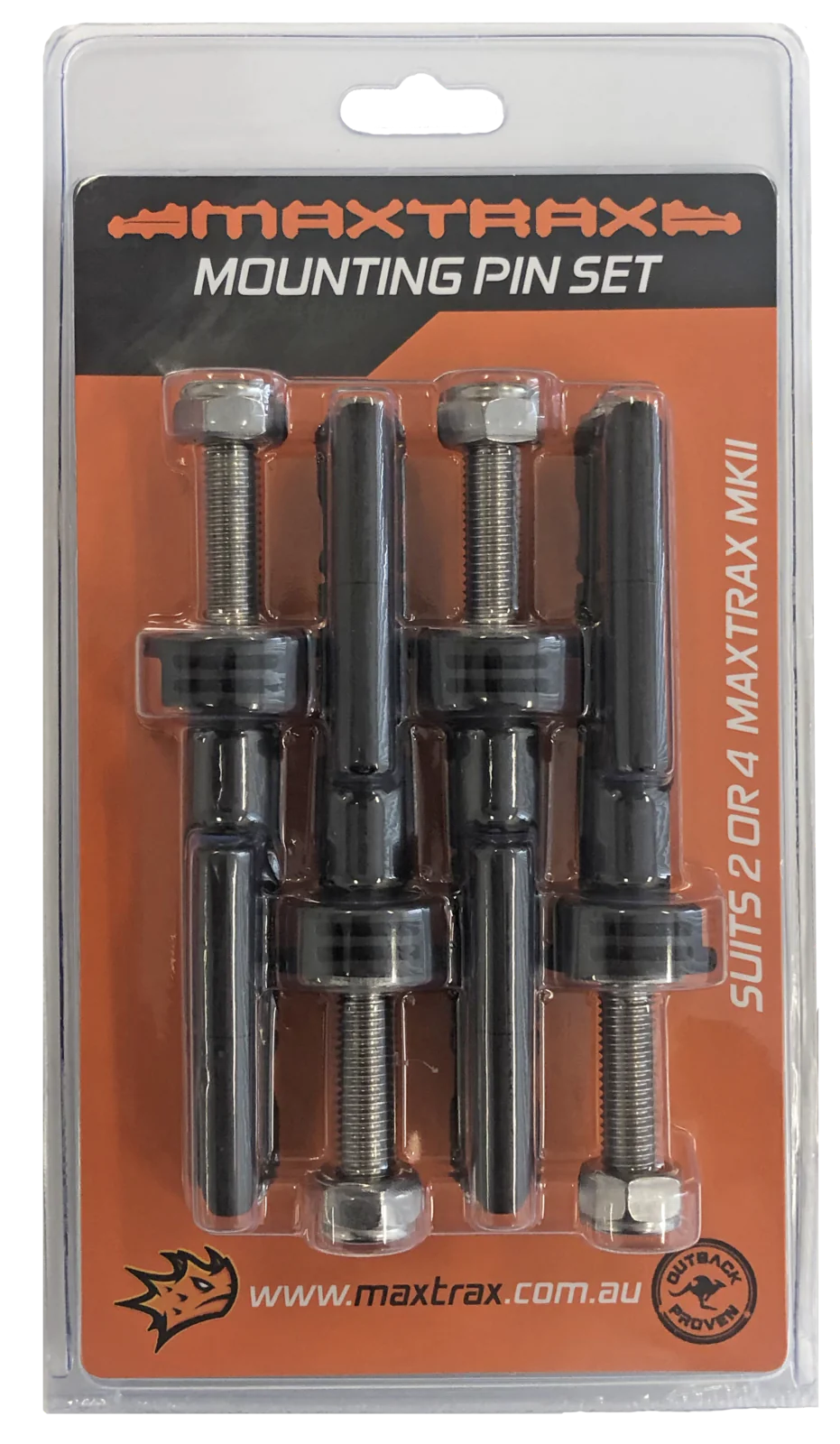 MAXTRAX Mounting Pin Set - MKII - 40mm