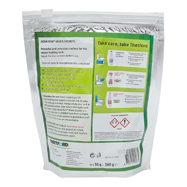 Aqua Kem Green Sachets Concentrate 30gm