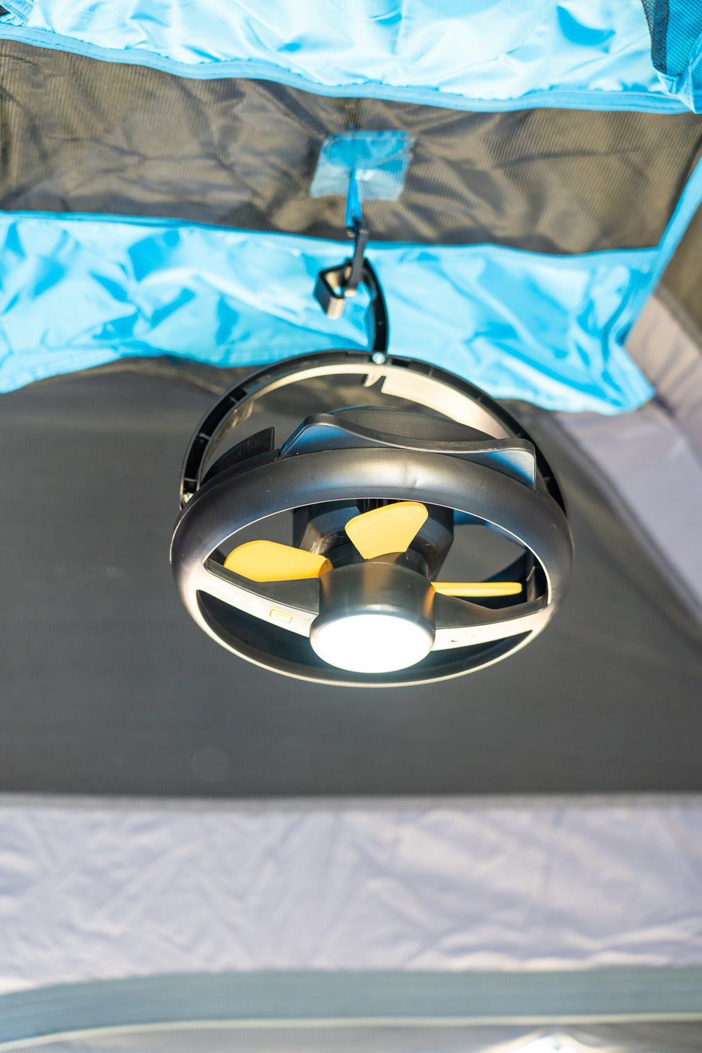Portable Fan And Light Rechargeable