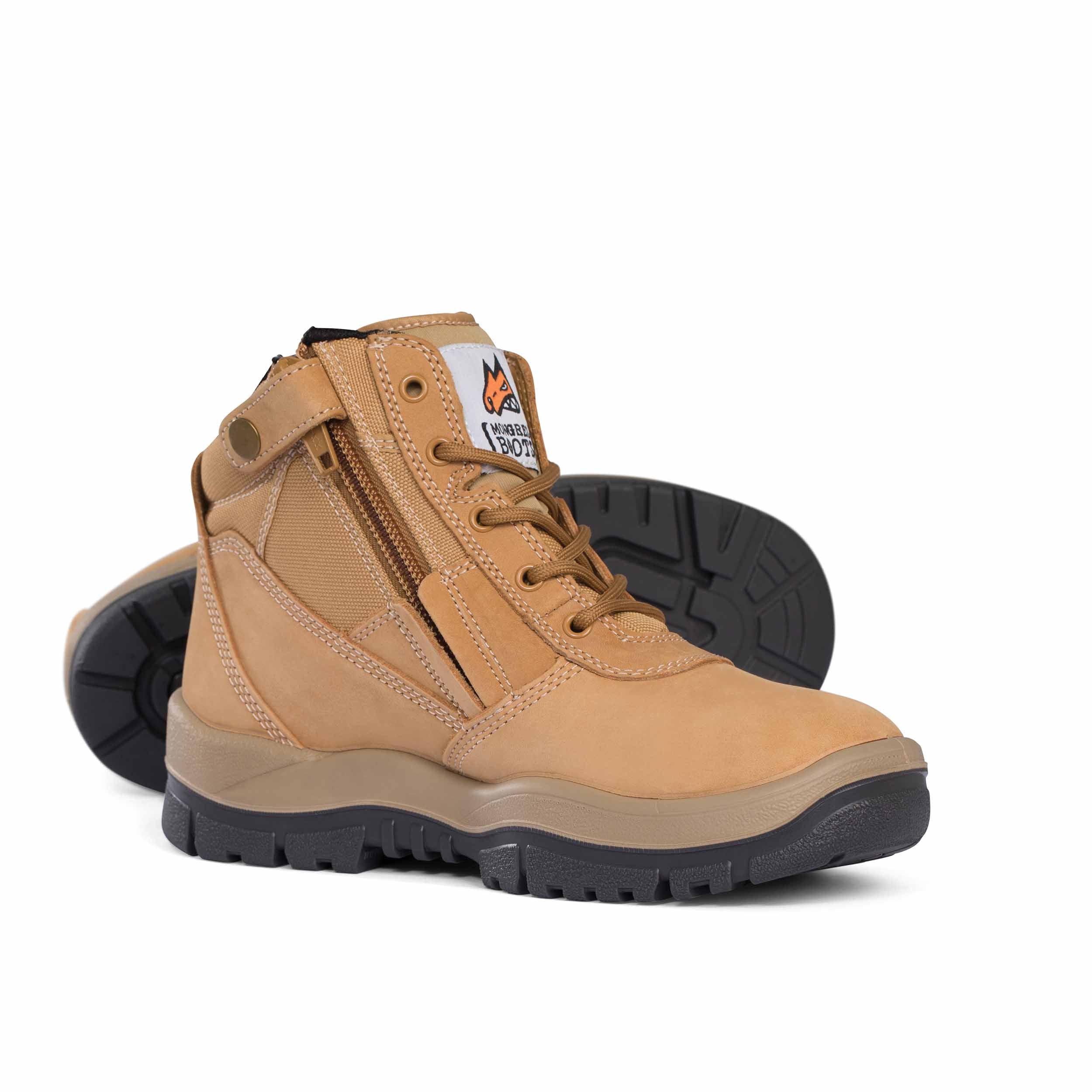 Wheat Non-Safety ZipSider Boot