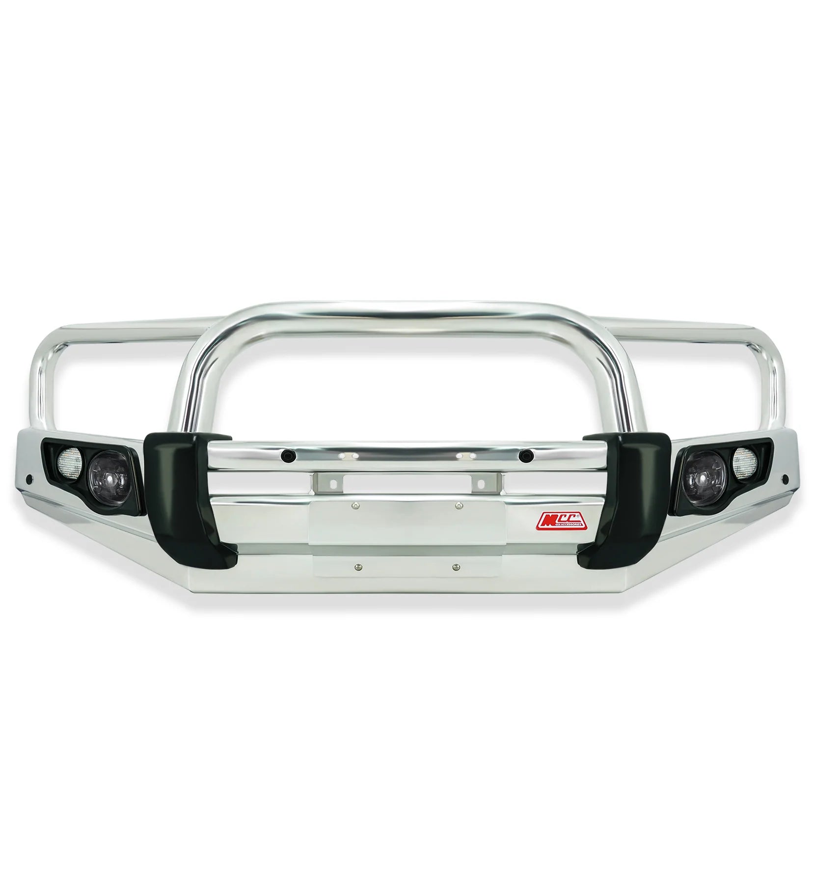 Pajero Ns Nx Nt Nw 06-20 707-01a Alloy Falcon Triple Loop+fog+up+bracket Non-winch
