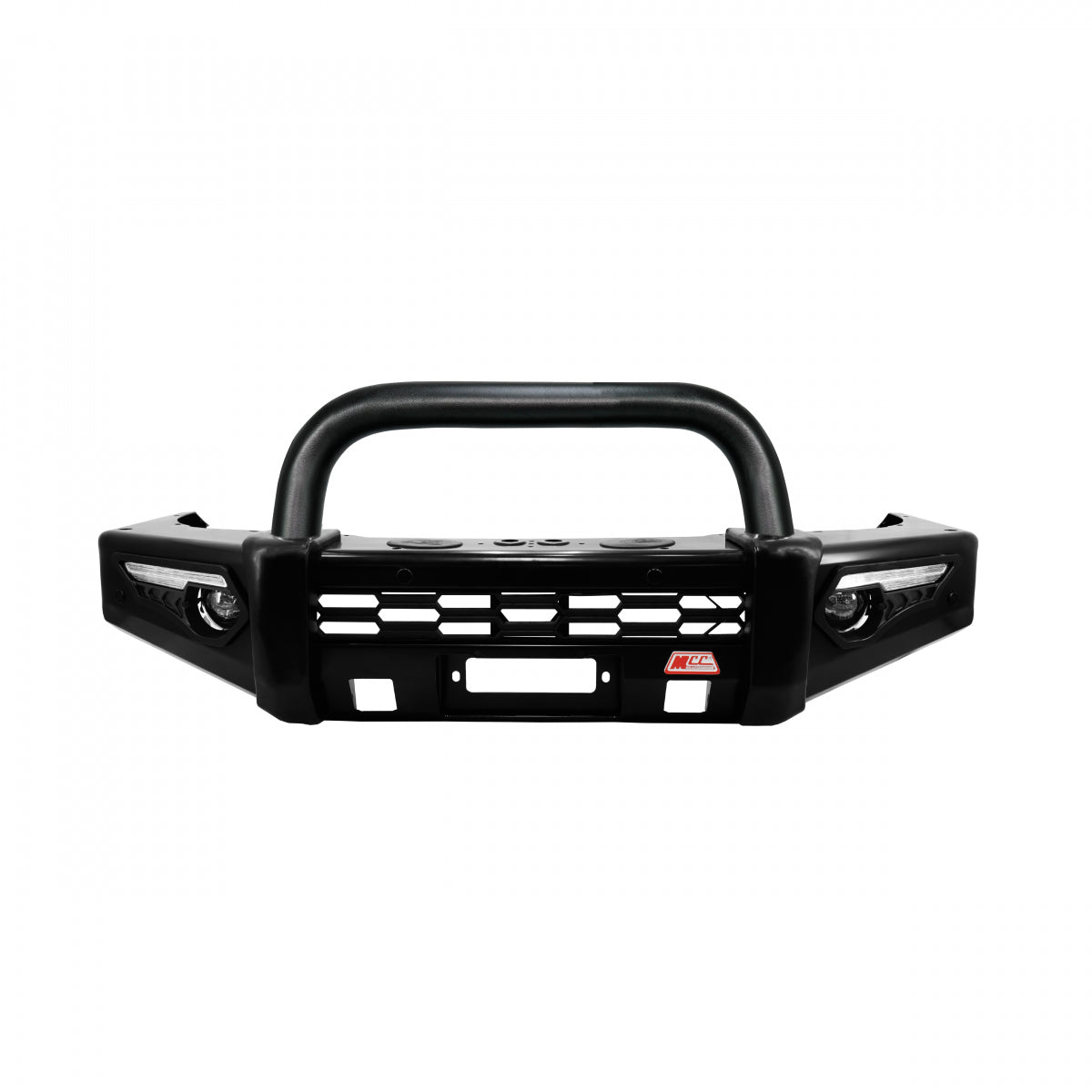 Isuzu D-Max Rg 2020-present Black Single Loop Phoenix Bull Bars