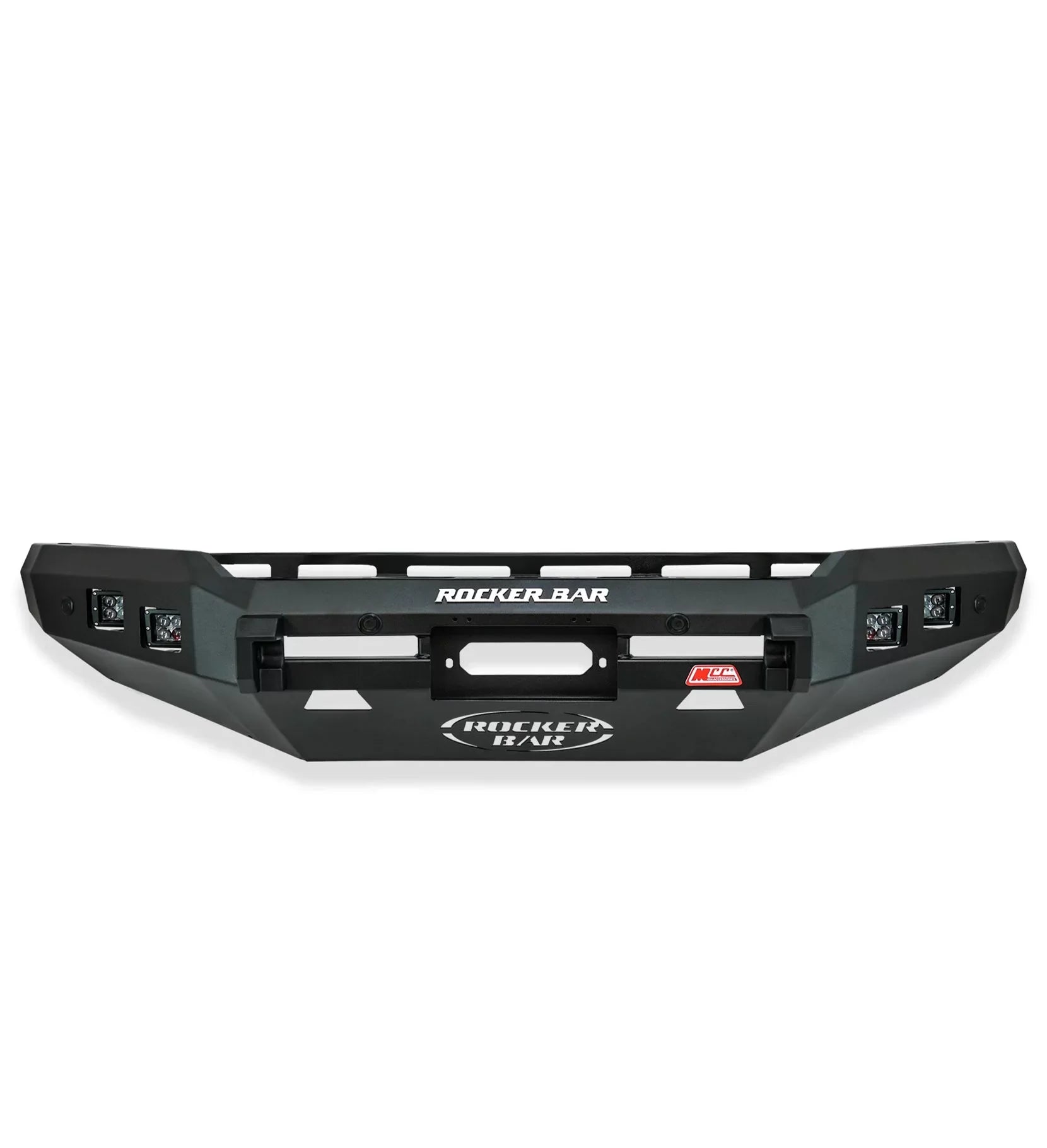 Mu-x 13-16 - 078-01sq Rocker Front Bar Square Light No Loop + Bracket + Underprotection Plate If Available