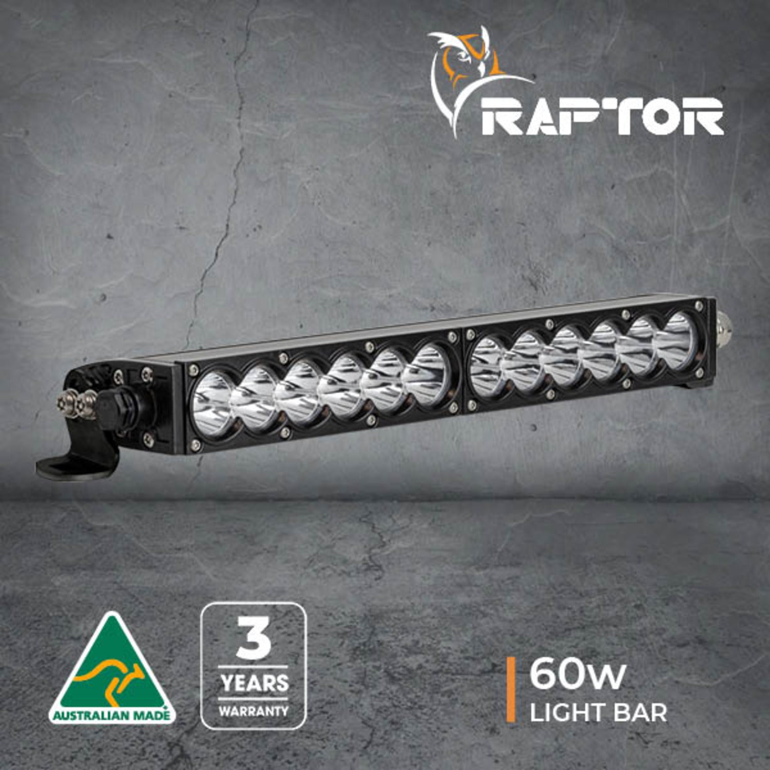 Raptor 60 Led 14.5 Light Bar - Combo - 5700k - Black Rim